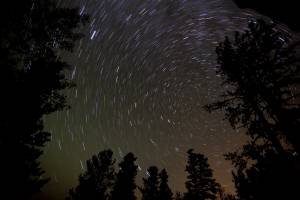 Red Feather Lakes star trails